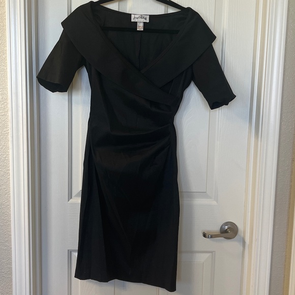 Joseph Ribkoff Dresses & Skirts - Joseph Ribkoff Black Ruched LBD Size 4